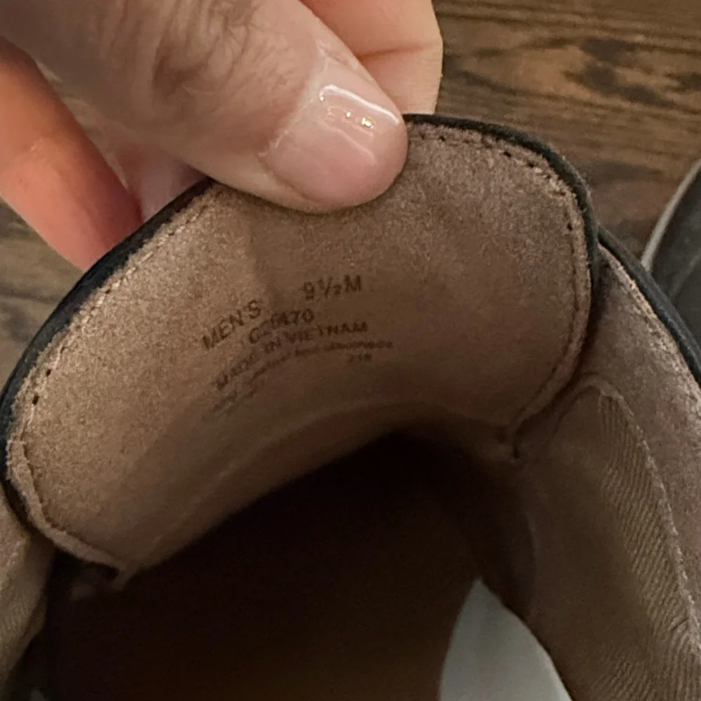 Cole Haan Black Leather Wingtip Oxfords